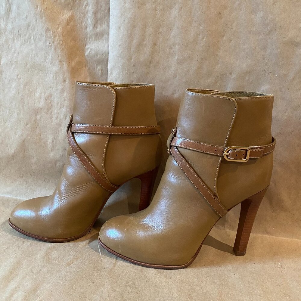 Tory Burch Dorese High Heel Vicuna Color Booties